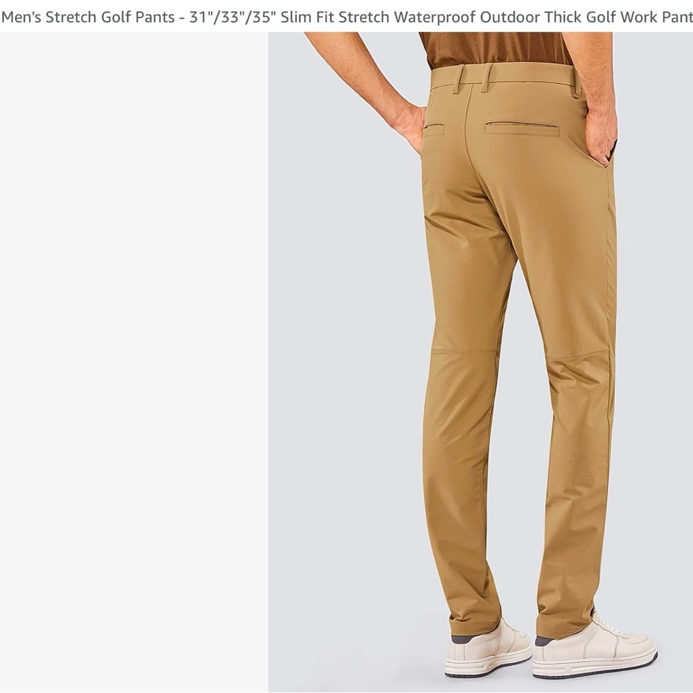 Men’s golf stretch pants 31 slim fit